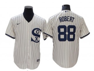 Chicago White Sox #88 Luis Robert White Field of Dreams Cool Base Player Name Jersey