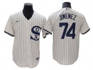 Chicago White Sox #74 Eloy Jimenez White Field of Dreams Cool Base Player Name Jersey