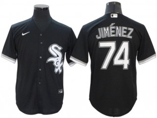 Chicago White Sox #74 Eloy Jimenez Black Alternate Cool Base Jersey