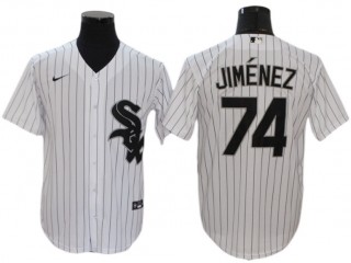 Chicago White Sox #74 Eloy Jimenez White Home Cool Base Jersey
