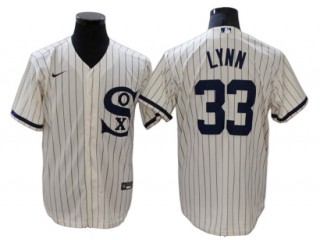 Chicago White Sox #33 Lance Lynn White Field of Dreams Cool Base Player Name Jersey