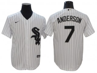Chicago White Sox #7 Tim Anderson White Home Cool Base Jersey