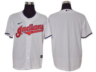 Cleveland Guardians Blank White Home Cool Base Jersey