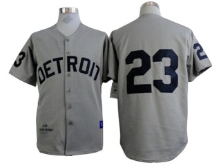 Detroit Tigers #23 Kirk Gibson Gray 1968 Throwback Jersey