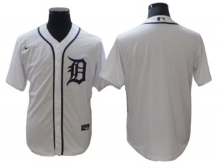 Detroit Tigers Blank White Home Cool Base Jersey