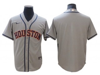 Houston Astros Blank Gray Road Cool Base Jersey
