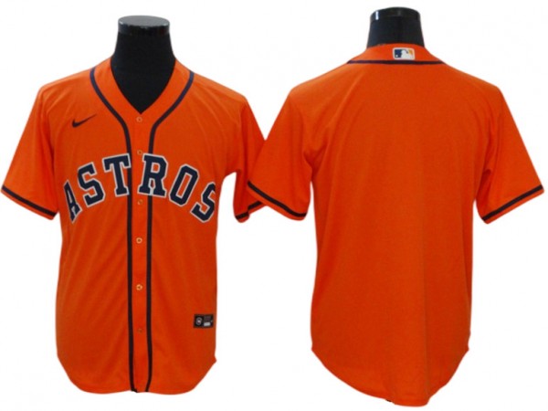 Houston Astros Blank Orange Alternate Cool Base Jersey
