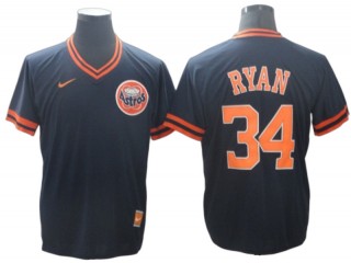 Houston Astros #34 Nolan Ryan Navy Cooperstown Collection Legend Jersey