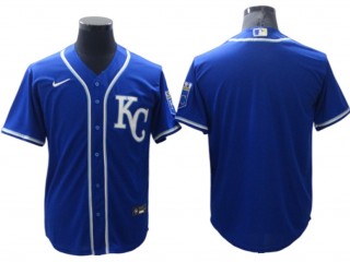 Kansas City Royals Blank Royal Blue Cool Base Jersey