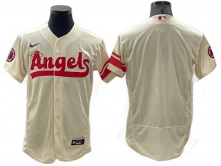 Los Angeles Angels Blank Cream City Connect Flex Base Jersey