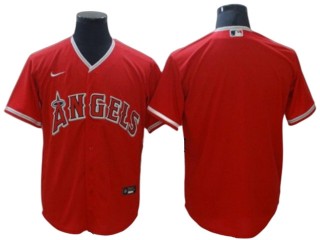 Los Angeles Angels Blank Red Alternate Cool Base Jersey