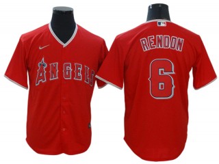Los Angeles Angels #6 Anthony Rendon Red Alternate Cool Base Jersey