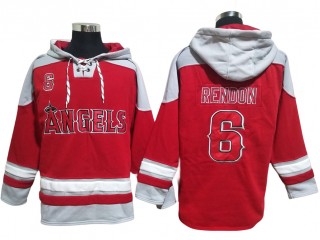 Los Angeles Angels #6 Anthony Rendon Red Pullover Hoodie