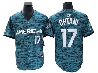 American League #17 Shohei Ohtani Teal 2023 MLB All-Star Game Limited Jersey