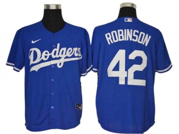 Los Angeles Dodgers #42 Jackie Robinson Royal Alternate Cool Base Jersey