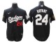 Los Angeles Dodgers #24 Kobe Bryant Cool Base Jersey - Royal/White/Gray/Black