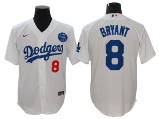 Los Angeles Dodgers #8 Kobe Bryant Cool Base Jersey - Royal/White/Gray/Black/Yellow