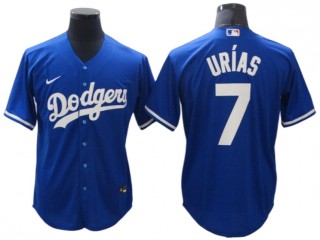 Los Angeles Dodgers #7 Julio Urias Royal Alternate Cool Base Jersey