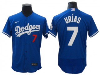 Los Angeles Dodgers #7 Julio Urias Royal Alternate Flex Base Jersey
