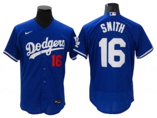 Los Angeles Dodgers #16 Will Smith Royal Alternate Flex Base Jersey