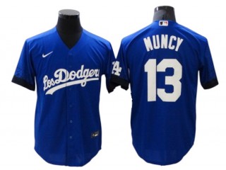 Los Angeles Dodgers #13 Max Muncy Royal City Connect Cool Base Jersey