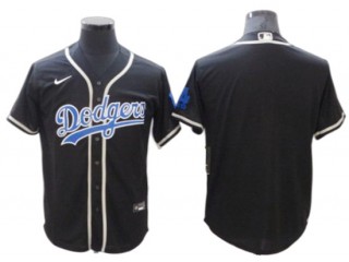 Los Angeles Dodgers Blank Black Fashion Cool Base Jersey