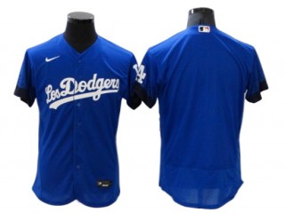 Los Angeles Dodgers Blank Royal City Connect Flex Base Jersey