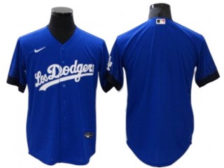 Los Angeles Dodgers Blank Royal City Connect Cool Base Jersey