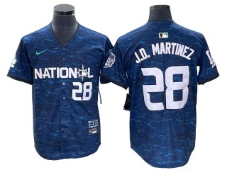 National League #28 J.D. Martinez Blue 2023 MLB All-Star Game Limited Jersey
