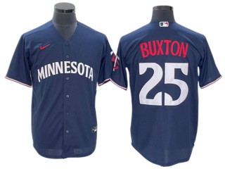Minnesota Twins #25 Byron Buxton Navy 2023 Cool Base Jersey