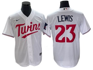 Minnesota Twins #23 Royce Lewis White Cool Base 2023 Jersey