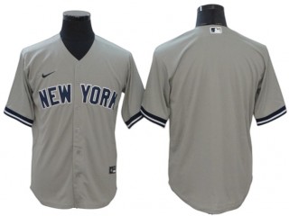 New York Yankees Blank Gray Cool Base Jersey