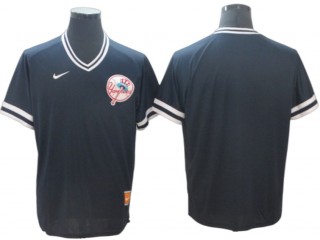New York Yankees Blank Navy Cooperstown Collection Legend Jersey