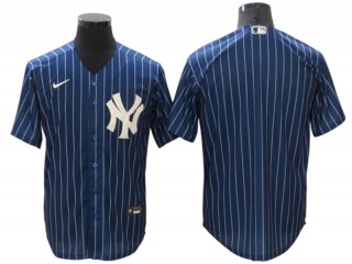 New York Yankees Blue Pinstripe Cool Base Jersey