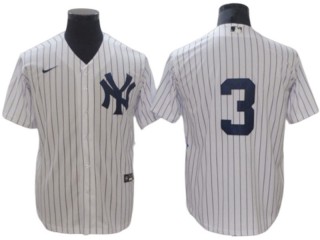 New York Yankees #3 Babe Ruth White Home Cool Base Jersey