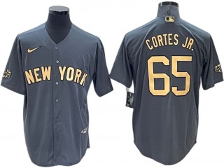 New York Yankees #65 Nestor Cortes Charcoal 2022 MLB All-Star Game Cool Base Jersey