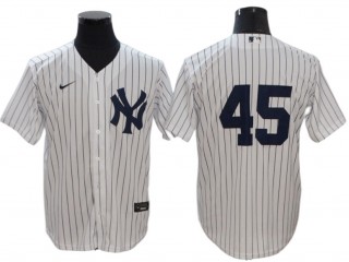 New York Yankees #45 Gerrit Cole White Home Cool Base Jersey