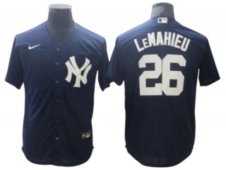 New York Yankees #26 DJ LeMahieu Navy Cool Base Jersey