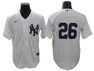New York Yankees #26 DJ LeMahieu White Home Cool Base Jersey