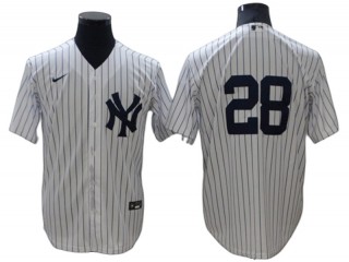 New York Yankees #28 Josh Donaldson White Home Cool Base Jersey