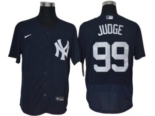 New York Yankees #99 Aaron Judge Navy Flex Base Player Name Jersey