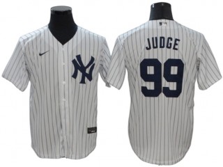 New York Yankees #99 Aaron Judge White Cool Base Player Name Jersey