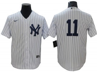 New York Yankees #11 Anthony Volpe White Home Cool Base Jersey