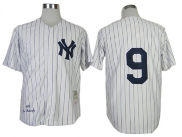 New York Yankees #9 Roger Maris White 1961 Throwback Jersey