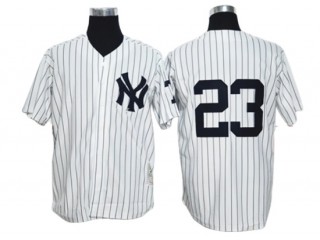New York Yankees #23 Don Mattingly White 1961 Throwback Jersey