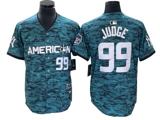 American League #99 Aaron Judge Teal 2023 MLB All-Star Game Limited Jersey