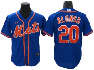 New York Mets #20 Pete Alonso Royal Alternate Cool Base Jersey