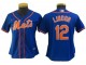 Women's New York Mets #12 Francisco Lindor Cool Base Jersey - Royal/White