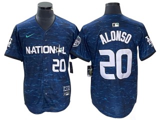 National League #20 Pete Alonso Blue 2023 MLB All-Star Game Limited Jersey