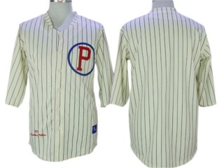 Philadelphia Phillies Blank 1921 Throwback Cream Team Jersey